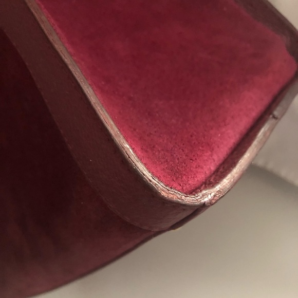 Authentic Gucci Diana Bamboo Burgundy Tote Bag - Picture 9 of 15